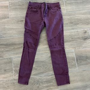 Express mid rise legging jeans
